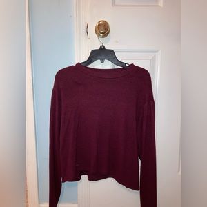 Red mudd sweater